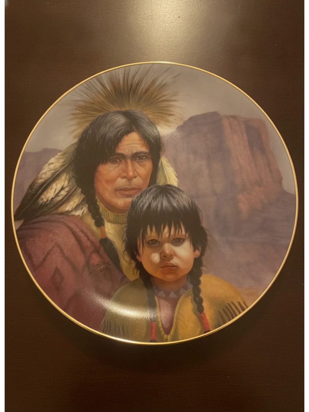 Vintage 1987 Gregory Perillo | The Cheyenne Nation Collectible Decorative Plate